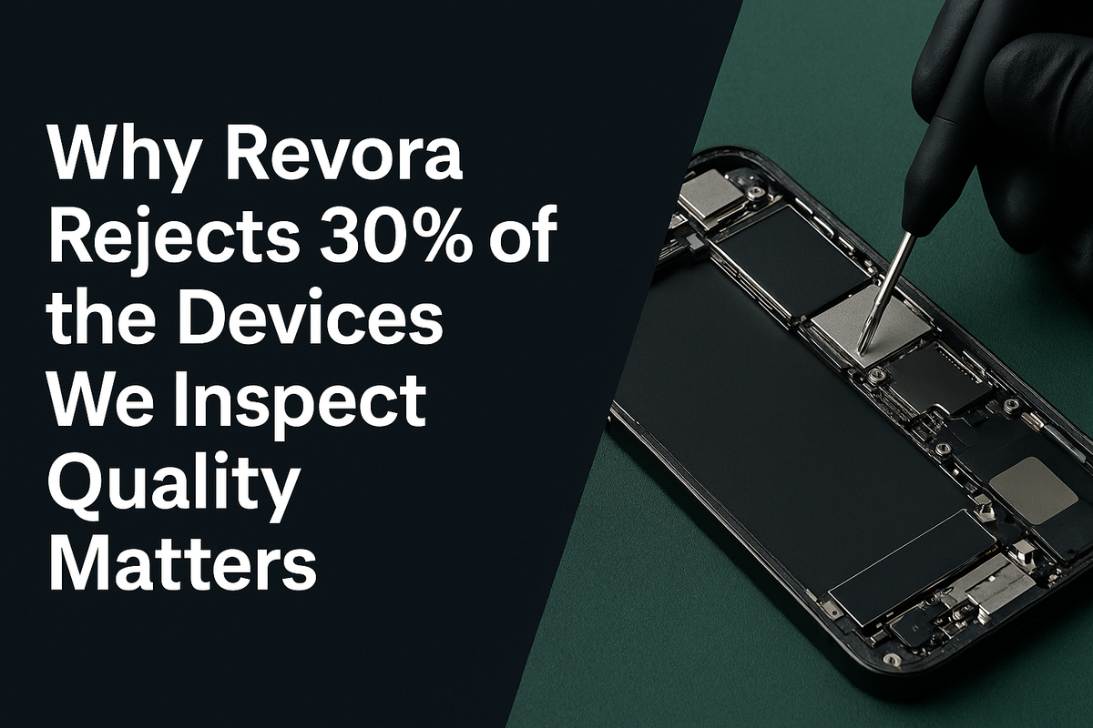 Why Revora Rejects 30% of the Devices We Inspect — Quality Matters