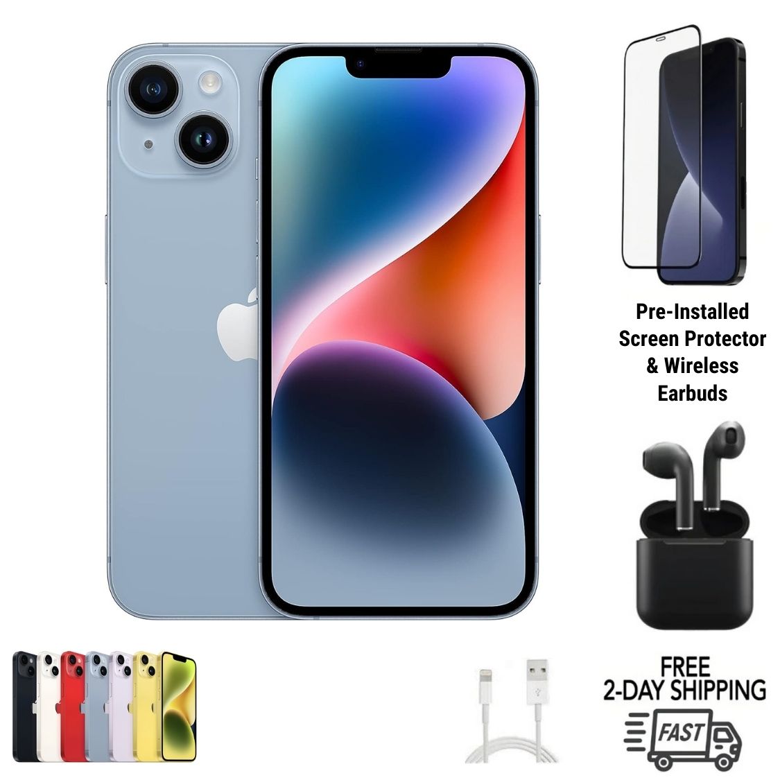 Certified iPhone 14 smartphone – Free 2-Day US Shipping