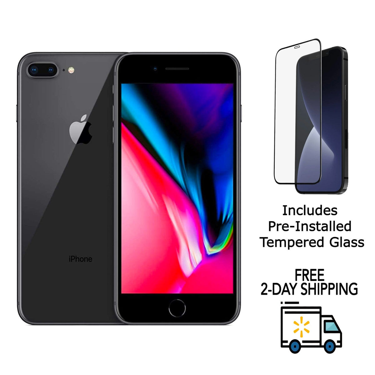 Certified Apple iPhone 8 Plus smartphone – Free 2-Day US Shipping