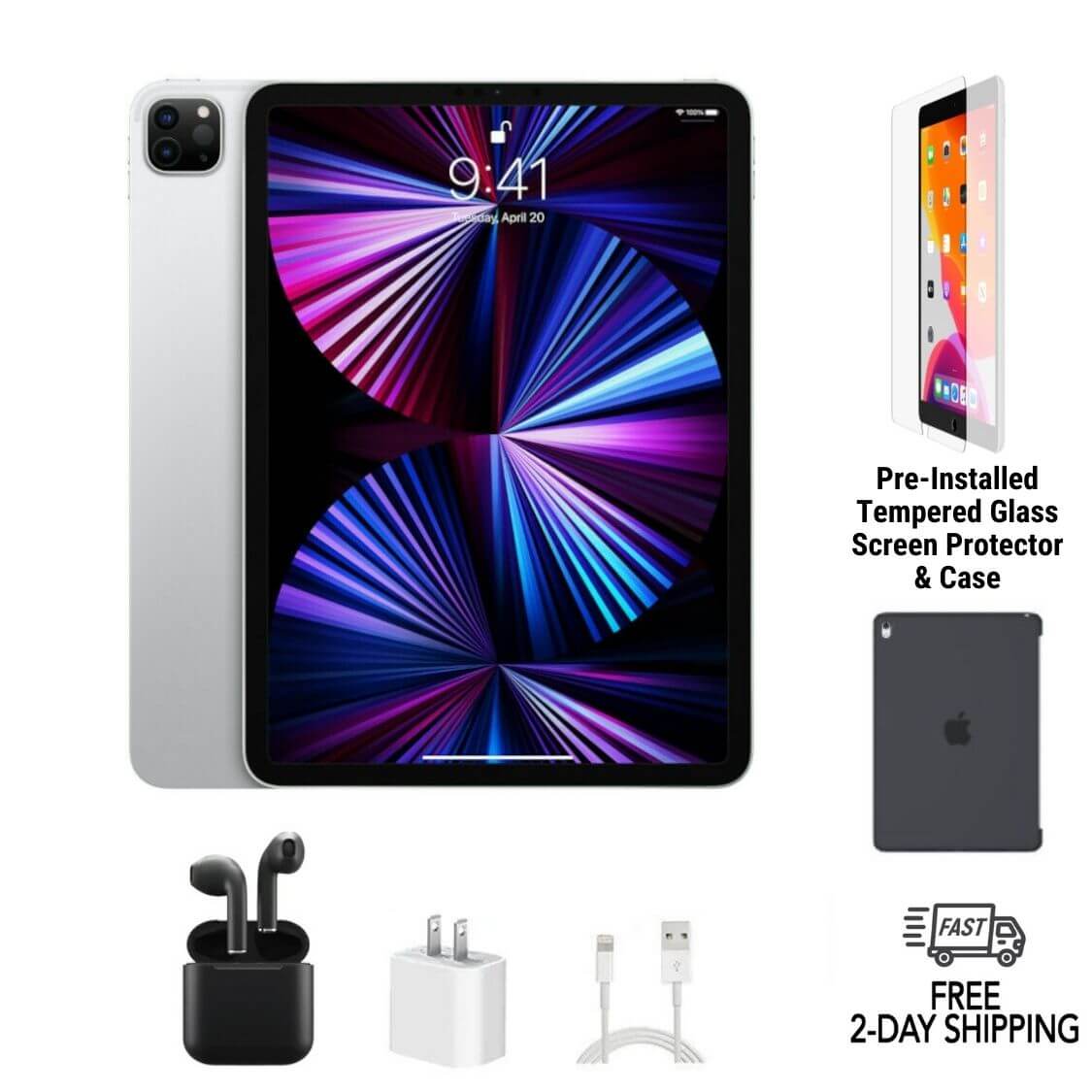 Certified iPad Pro 11" tablet – Free 2-Day US Shipping