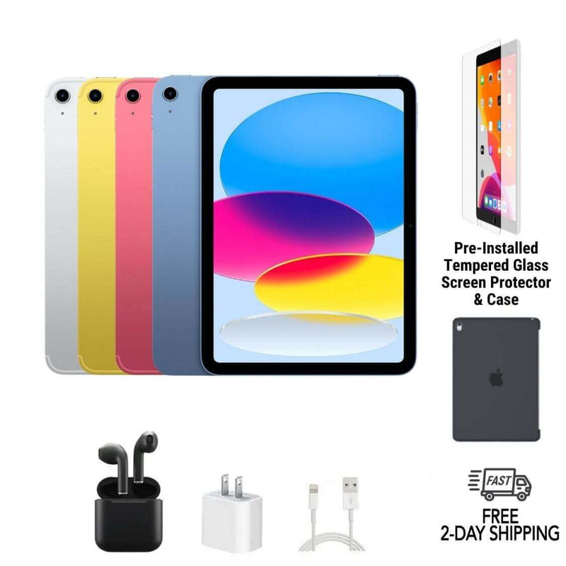 Certified Apple iPad 10th Gen (2022) tablet – Free 2-Day US Shipping